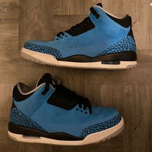 Powder blue Jordan 3’s
